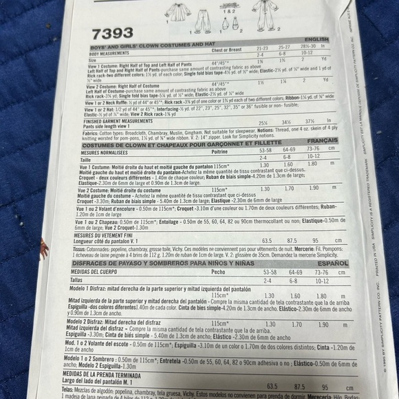 Rare vintage Butterick Pattern 6256   - size 10- tunic and culottes - Picture 5 of 8